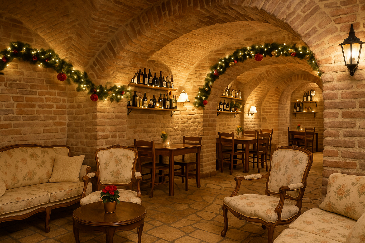 Wnętrze restauracji z charakterem