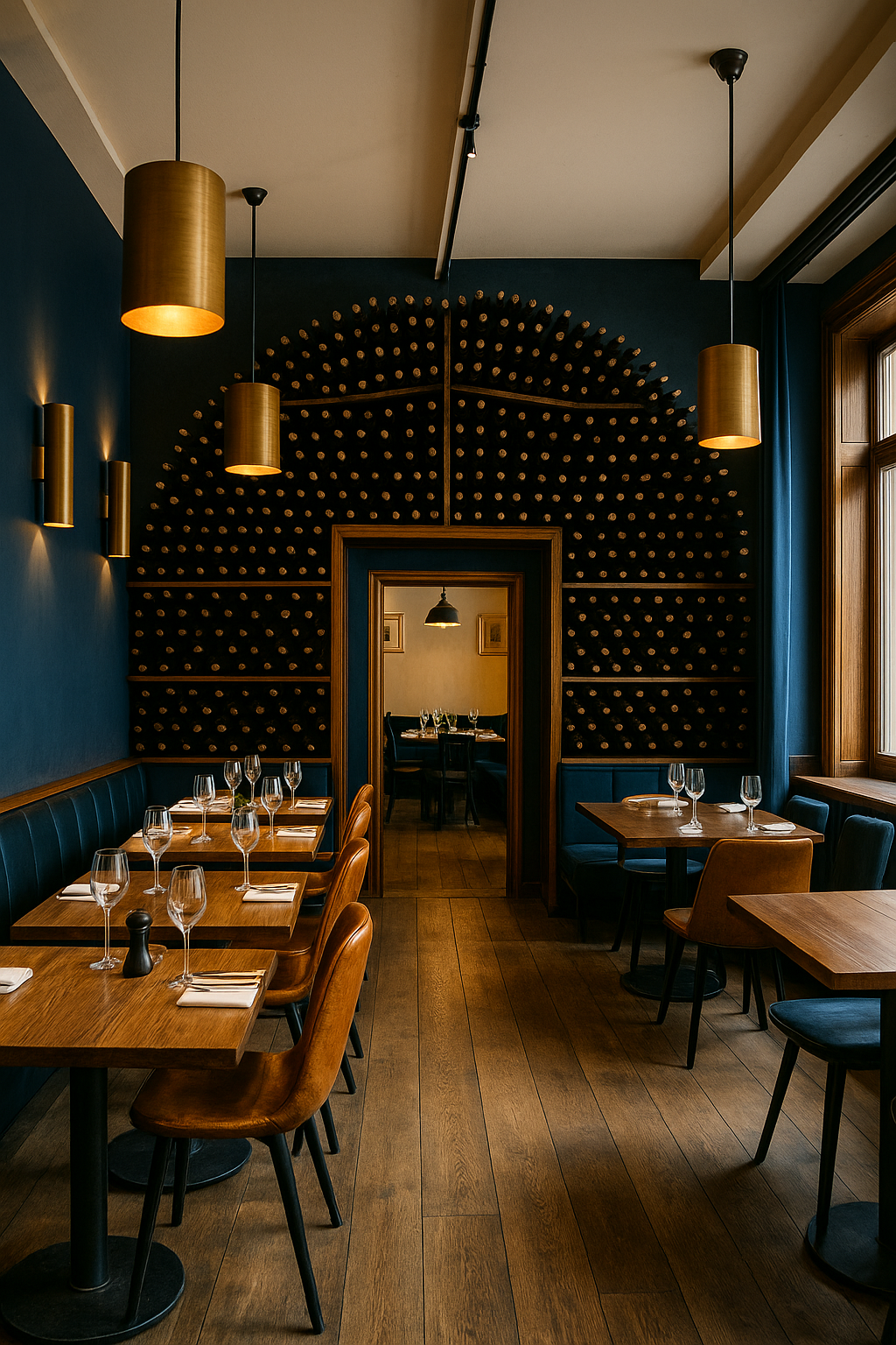 Sala restauracyjna z eleganckim wystrojem